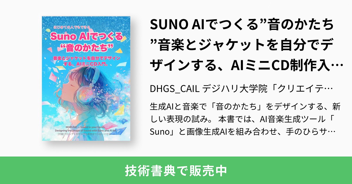 SUNO AIでつくる音のかたち